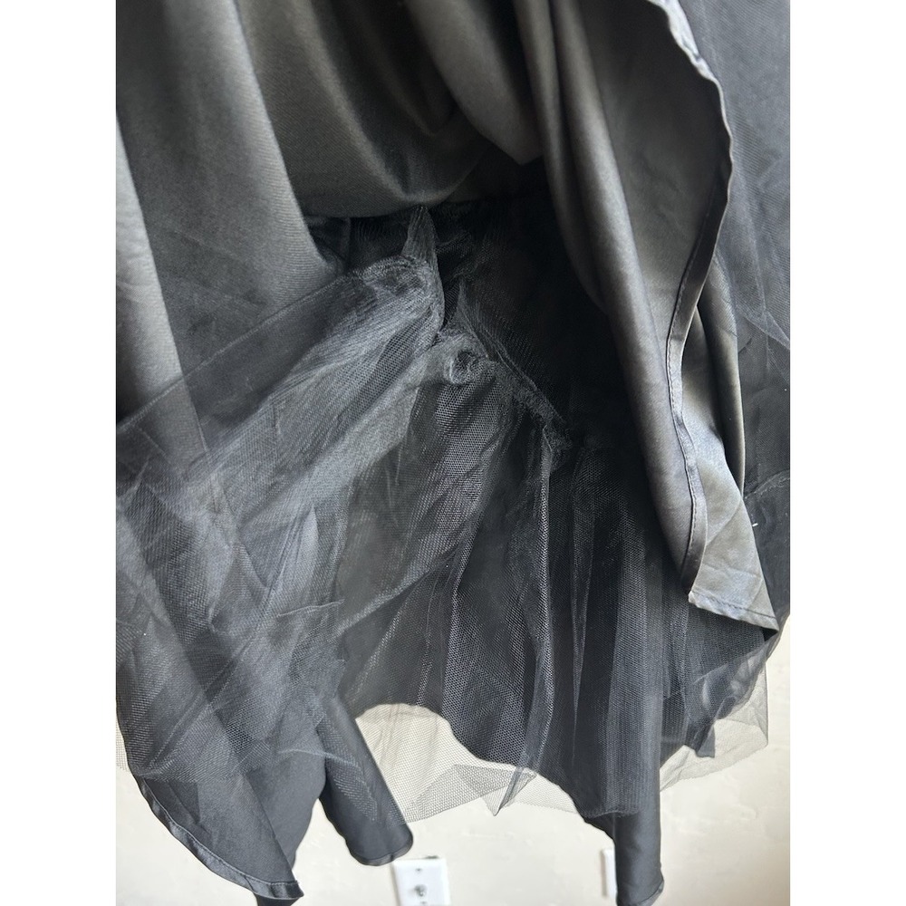 Modcloth X Collectif Doll Dress XS Black Tulle Party Dark Romantic Velvet Goth - Picture 5 of 10